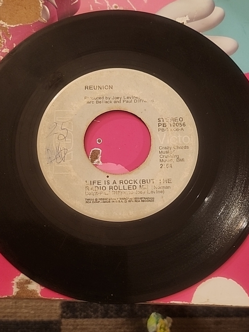 2- 45s Records Rod Stewart  And  Reunion